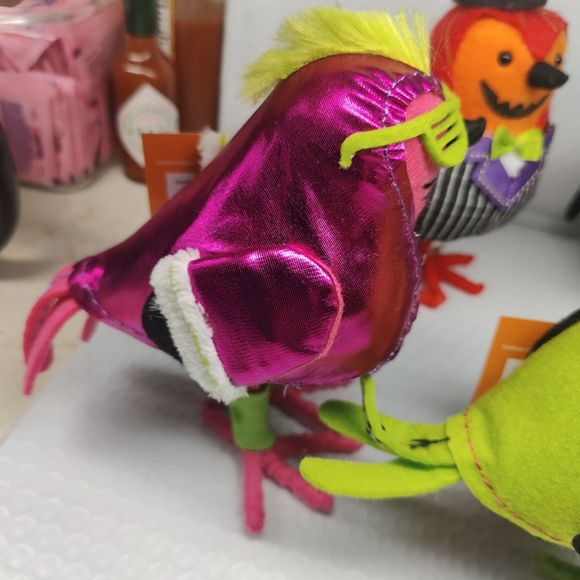 Target Hyde & Eek Featherly Friends Halloween Birds Lot Of 4 - Picture 8 of 15